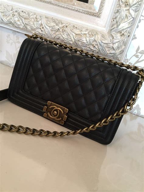 chanel le boy chain bag|chanel boy small quilted bag.